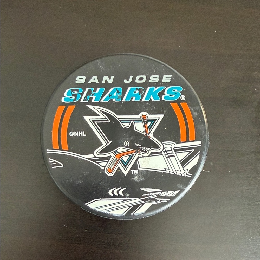 San Jose Sharks Official NHL Hockey Puck